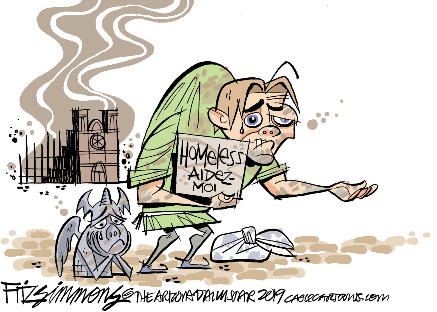 Daily Fitz Cartoon: Notre Dame